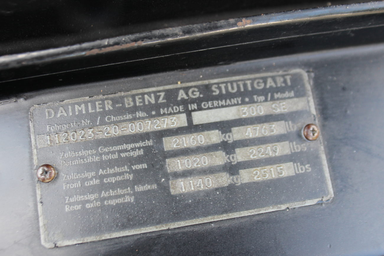 font mercedes serial numbers