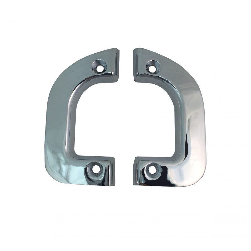 Door Lock Chrome Trim Set (New) For Sale Palm Beach Classics
