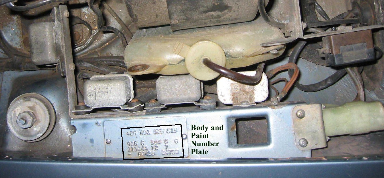 Body and paint number plate Palm Beach Classics