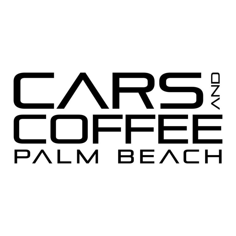 Cars and Coffee Logo Palm Beach Classics